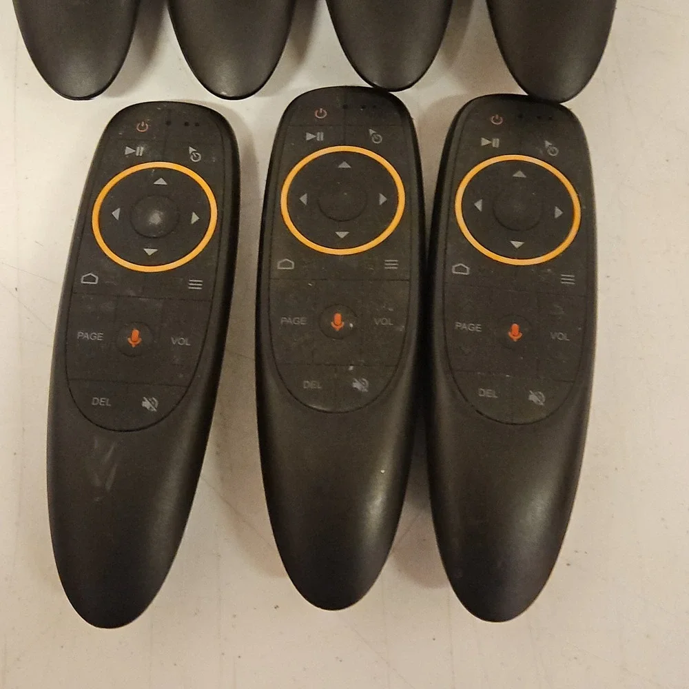 Lot Of 7 G10S Wireless Voice Air Mouse Remote Control W/ USB Receiver
